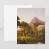 Thomas Cole Dream van Arcadia RSVP Kaartje (Voorkant / Achterkant)