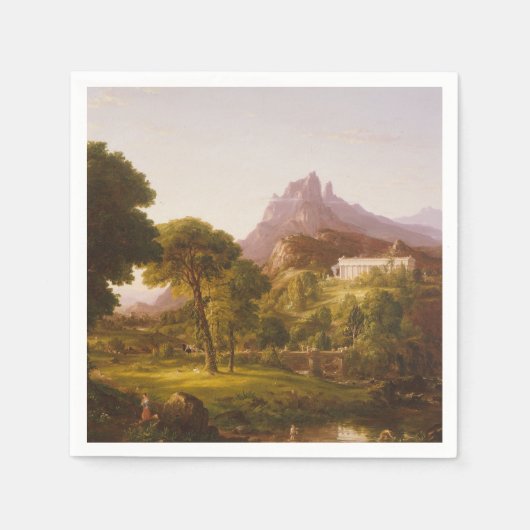 Thomas Cole Dream van Arcadia Servet (Voorkant)