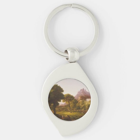 Thomas Cole Dream van Arcadia Sleutelhanger (Voorkant)