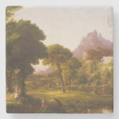 Thomas Cole Dream van Arcadia Stenen Onderzetter (Voorkant)