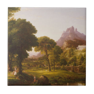 Thomas Cole Dream van Arcadia Tegeltje