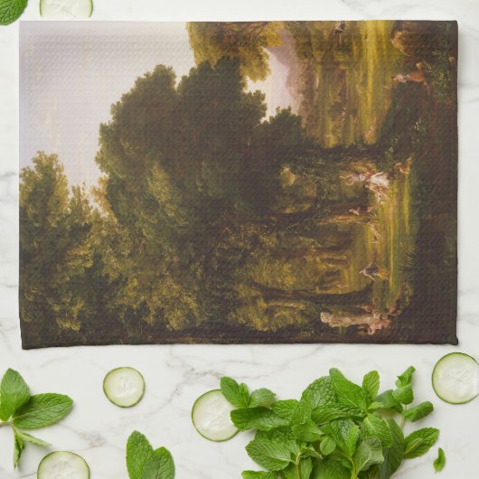 Thomas Cole Dream van Arcadia Theedoek (Gevouwen)