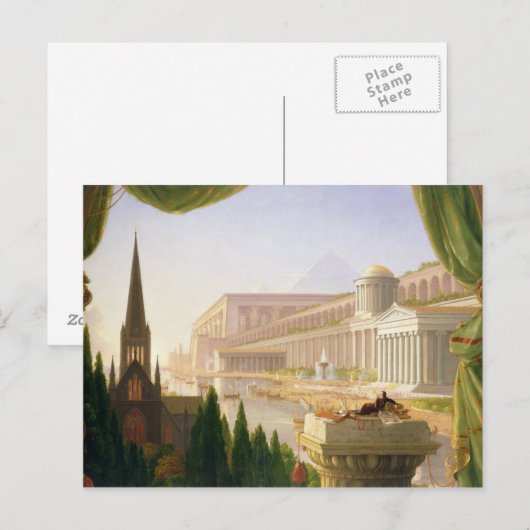 Thomas Cole - Dream van architect Briefkaart (Voorkant / Achterkant)