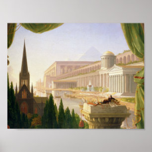 Thomas Cole - Dream van architect Poster