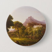 Thomas Cole  Droom van Arcadië Ronde Button 7,6 Cm (Voorkant)