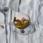 Thomas Cole  Droom van Arcadië Ronde Button 7,6 Cm (In situ)