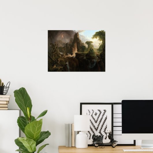 Thomas Cole Expulsion from the Garden of Eden Poster (Thuiskantoor)