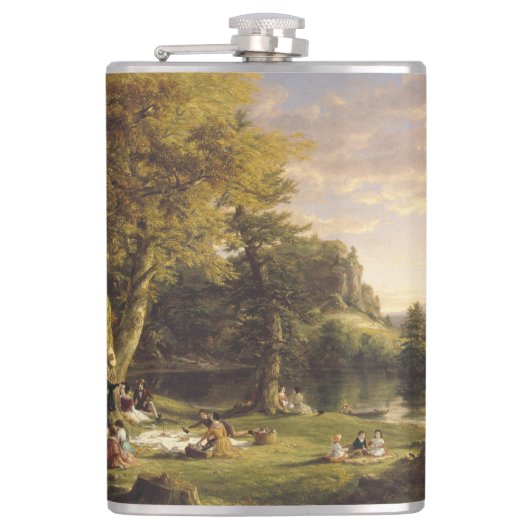 Thomas Cole Het Picknick Heupfles (Voorkant)