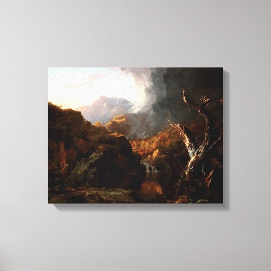  Thomas Cole Landscape met dode boom Canvas Afdruk (Voorkant)
