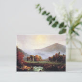 Thomas Cole- Morning Mist Rising in Plymouth Briefkaart (Staand voorkant)