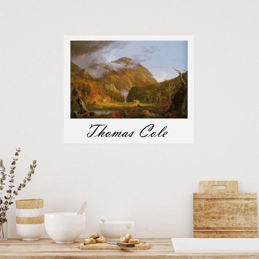 Thomas Cole Notch van de Witte Bergen Poster (Keuken)