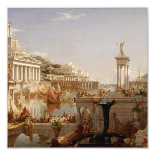 Thomas Cole Perfection The Course of the Empire Foto Afdruk (Voorkant)