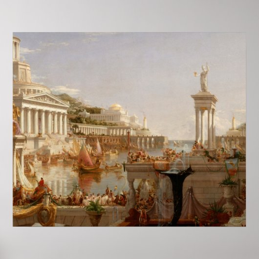 Thomas Cole Perfection The Course of the Empire Poster (Voorkant)