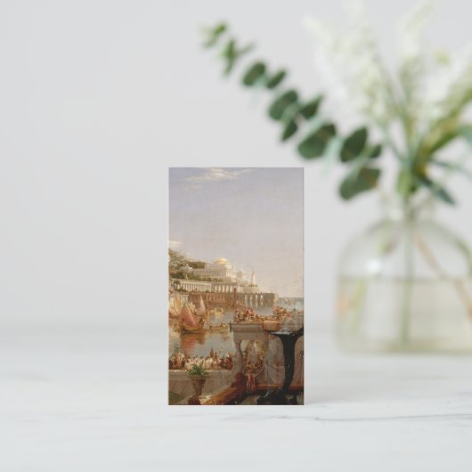 Thomas Cole Perfection The Course of the Empire Visitekaartje (Staand voorkant)