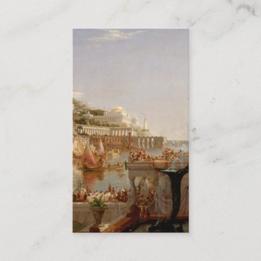 Thomas Cole Perfection The Course of the Empire Visitekaartje (Voorkant)