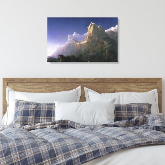 Thomas Cole Prometheus Bound Canvas Afdruk (Insitu (Slaapkamer))