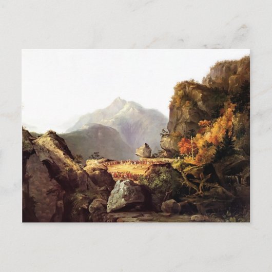 Thomas Cole-Scene van 'The Last of the Mohicans' Briefkaart (Voorkant)