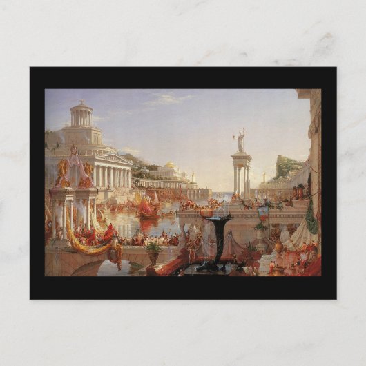 Thomas Cole The Course of Empire Consummation Briefkaart (Voorkant)
