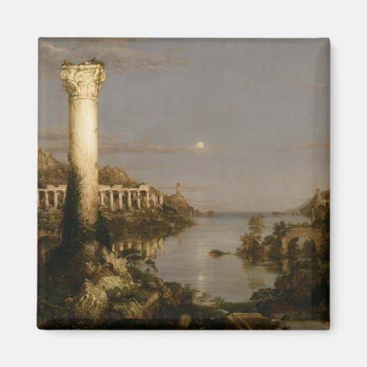 Thomas Cole The Course of Empire Desolation Magneet (Voorkant)