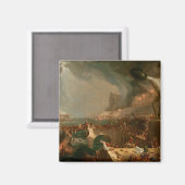 Thomas Cole The Course of Empire Destruction Magneet (Voorkant / Achterkant)