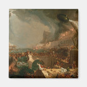Thomas Cole The Course of Empire Destruction Magneet (Voorkant)