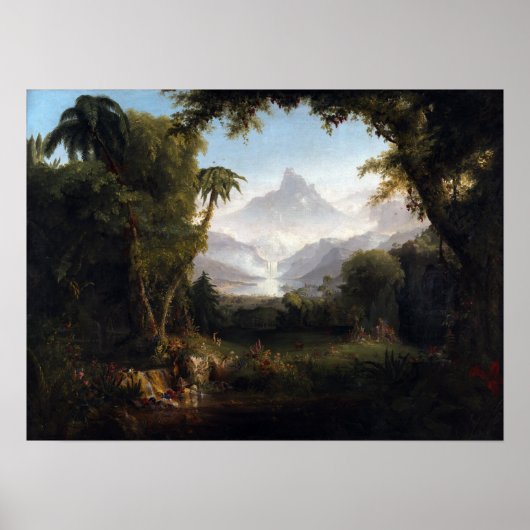 Thomas Cole The Garden of Eden Poster (Voorkant)