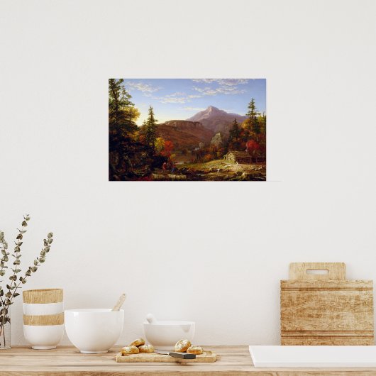 Thomas Cole The Hunter's Return Poster (Keuken)