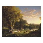 Thomas Cole - The Pic-Nic Foto Afdruk (Voorkant)