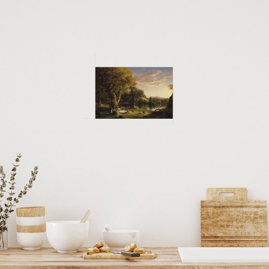 Thomas Cole - The Pic-Nic Poster (Keuken)