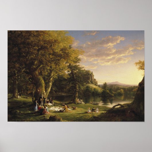 Thomas Cole - The Pic-Nic Poster (Voorkant)