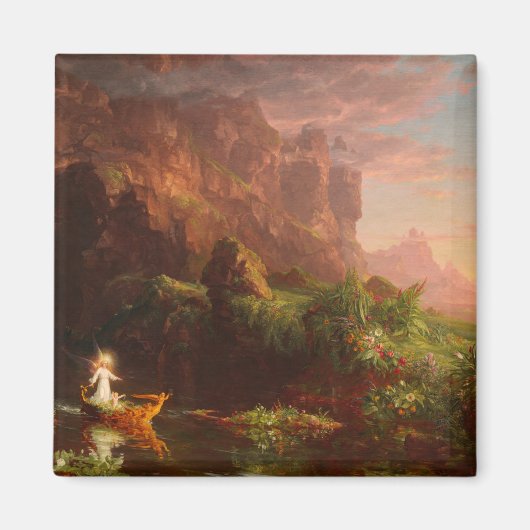 Thomas Cole The Voyage of Life Childhood 1842 Magneet (Voorkant)