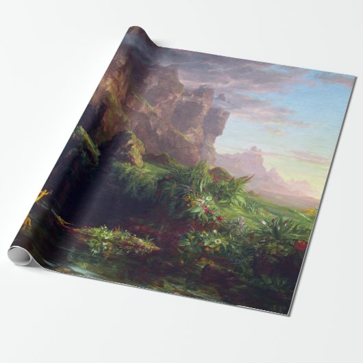 Thomas Cole The Voyage of Life Childhood Cadeaupapier (Uitgerold)