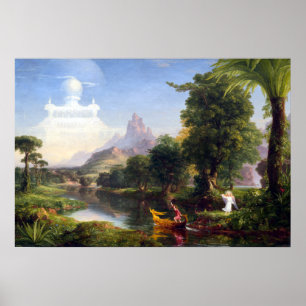 Thomas Cole The Voyage of Life Youth Poster