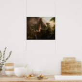 Thomas Cole - Uitwijzing van de tuin van Eden Poster (Keuken)