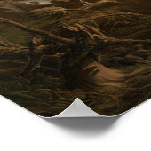 Thomas Cole - Uitwijzing van de tuin van Eden Poster (Hoek)
