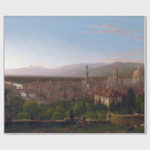 Thomas Cole Uitzicht van Florence Cadeaupapier (Vlak)