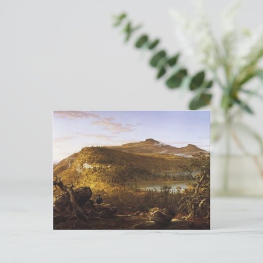 Thomas Cole-Uitzicht van het Huis van de twee mere Briefkaart (Staand voorkant)