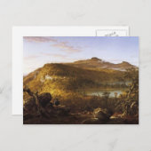 Thomas Cole-Uitzicht van het Huis van de twee mere Briefkaart (Voorkant / Achterkant)