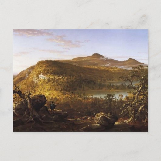 Thomas Cole-Uitzicht van het Huis van de twee mere Briefkaart (Voorkant)
