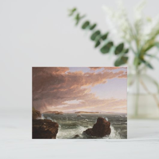 Thomas Cole - Uitzichten over de baai van Frenchma Briefkaart (Staand voorkant)