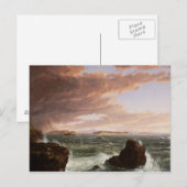 Thomas Cole - Uitzichten over de baai van Frenchma Briefkaart (Voorkant / Achterkant)