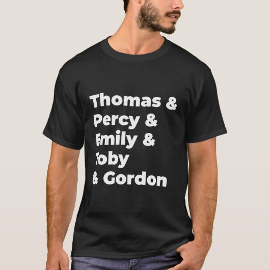 Thomas De Trein Shirten Thomas Trein Namen Thomas T-shirt (Voorkant)