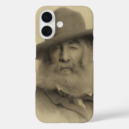 Thomas Dewing portret van Walt Whitman Case-Mate iPhone Case (Achterkant)