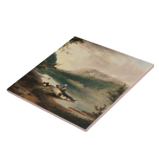 Thomas Doughty - Delaware Water Gap Tegeltje (Zijkant)