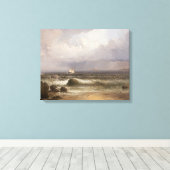 Thomas Doughty - Komend vierkant Canvas Afdruk (Insitu (Houten vloer))