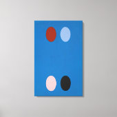 Thomas Downing - Frankrijk Blauw - 1965 Canvas Afdruk (Voorkant)