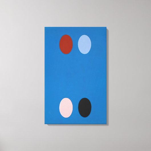 Thomas Downing - Frankrijk Blauw - 1965 Canvas Afdruk (Voorkant)
