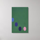 Thomas Downing - Green Square - Op Art Canvas Afdruk (Voorkant)