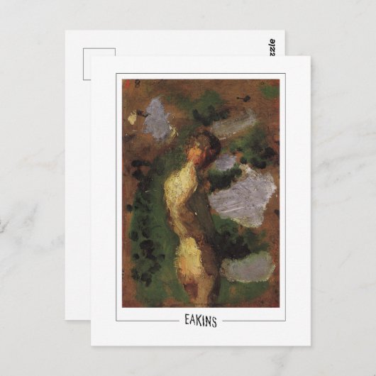 Thomas Eakins #118 - Fijne Kunst Briefkaart (Voorkant / Achterkant)