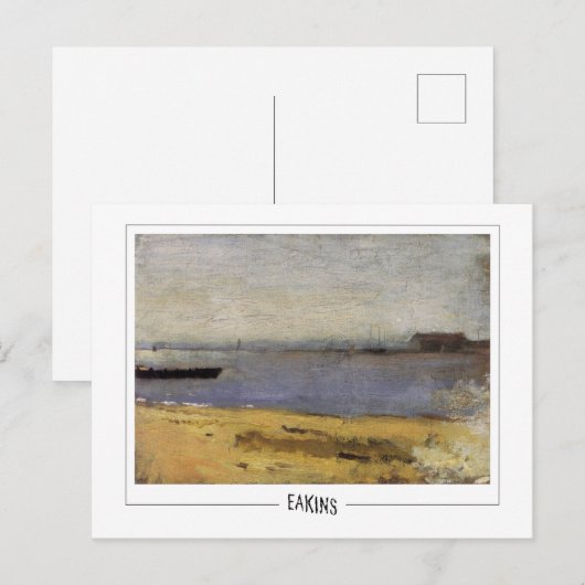 Thomas Eakins #130 - Kunstmatig Briefkaart (Voorkant / Achterkant)